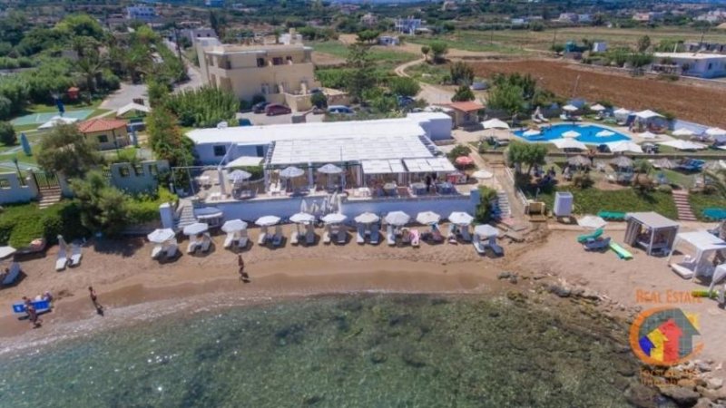 Skaleta Rethymno Kreta, Rethymno, 3 Sterne Hotelanlage direkt am Strand zu verkaufen. Gewerbe kaufen